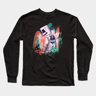 Marshmello Neon Graffiti Long Sleeve T-Shirt